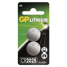 GP BATTERIES GP CR2025 lítium gombelem 2db/bliszter (B15253) gombelem