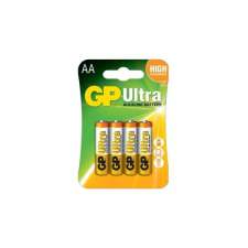 GP Battery (AA) Alkaline ULTRA LR6/AA 15AU-U4, (4 batteries / blister) 1.5V (GP-BA-15AU-U4) ceruzaelem