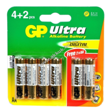 GP elem Ultra LR6 Mignon AA (ceruza elem) 6db/csom. ceruzaelem