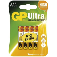 GP Ultra LR03 (AAA) 6 + 2 db bliszter ceruzaelem
