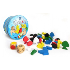  Grabolo 3D társasjáték fa bábukkal fémdobozban társasjáték
