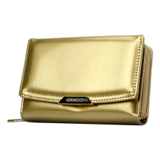  Gracio Női Pénztárca GRC-001-Lakk-Arany-