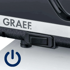 Graef - CX125 elektromos késélező, fekete konyhai eszköz