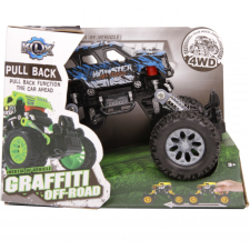  Graffiti Off- Road terepjáró - 15 cm, többféle autópálya és játékautó