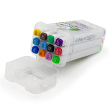 Grafikai filctoll készlet, marker - 12 db szín (YZ-502) filctoll, marker