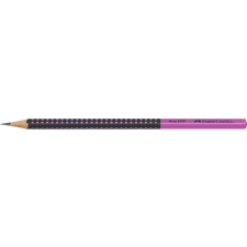  Grafitceruza, HB, háromszögletű, FABER-CASTELL &quot;Grip 2001&quot;, fekete,rózsaszín ceruza