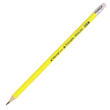  Grafitceruza neon színű 1 db HB háromszög radíros - citromsárga ceruza
