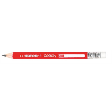  Grafitceruza radírral, HB, háromszögletű, jumbo, KORES &quot;Coach&quot; ceruza