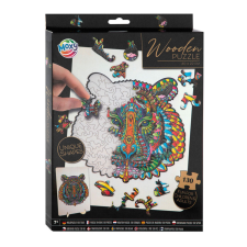 Grafix Fa puzzle Tigris, ÚJ 130 db-os Grafix puzzle, kirakós