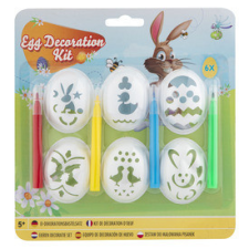 Grafix Húsvéti tojásfestő, 6 db sablon, 4 db toll kreatív és készségfejlesztő