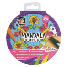 Grafix Kifestőkönyv - Mandalák (lila) gyermek- és ifjúsági könyv