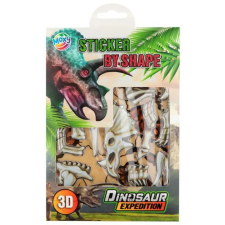 Grafix Moxy dinoszaurusz csontváz matricázó készlet, Triceratops Grafix kreatív és készségfejlesztő