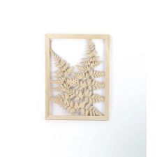 Graine Creative Fa képkeret – Levél mintás téglalap (300×400×9 mm) kreatív és készségfejlesztő