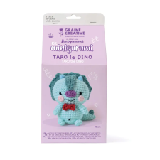 Graine Creative Minigurumi készlet – Dinoszaurusz (10 cm) kreatív és készségfejlesztő