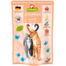 Granatapet Delicatessen Pouch Kalb PUR 85g 6db macskaeledel