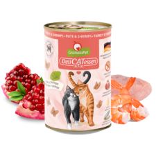 Granatapet Delicatessen Pouch pulyka & garnélarák 85g macskaeledel
