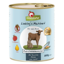 Granatapet Liebling's Mahlzeit borjú és nyúl 800g kutyaeledel