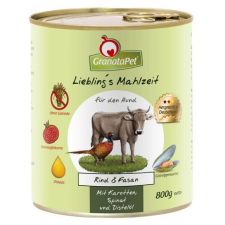 Granatapet Liebling's Mahlzeit marha és fácán 400g kutyaeledel