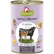 Granatapet Liebling's Mahlzeit vad és Angus marha konzerv 400 g kutyaeledel