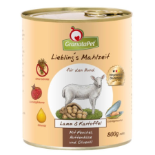 Granatapet Liebling´s Mahlzeit bárány és burgonya konzerv 800 g 6db kutyaeledel