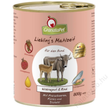 Granatapet Liebling´s Mahlzeit vadragu és marha konzerv 400 g kutyaeledel