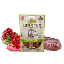 Granatapet Natural Taste Edler Snack Hirsch 90g (szarvas) jutalomfalat kutyáknak