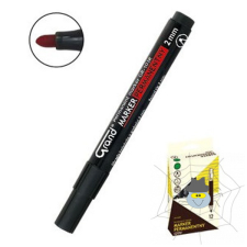 Grand alkoholos marker, kerek hegy - fekete filctoll, marker