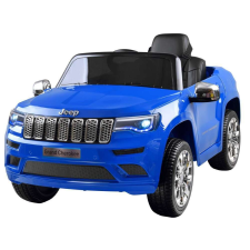 Grand Jeep Grand Cherokee egyszemélyes elektromos autó fényes kék színben elektromos járgány