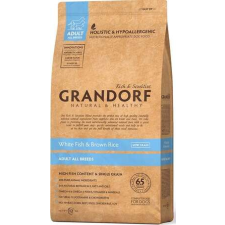  Grandorf Low Grain Hypoallergenic White Fish &amp; Brown Rice | Tőkehallal és heringgel 10 kg kutyaeledel