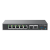 Grandstream Networks GCC6010 Gigabit Ethernet (10/100/1000) Ethernet-áramellátás (PoE) támogatása Fekete, Ezüst