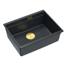  gránit mosogató Logan 100 Black Metallic mosogatótálca