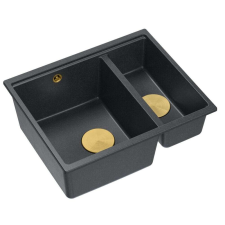 gránit mosogató Logan 150 Black Metallic mosogatótálca