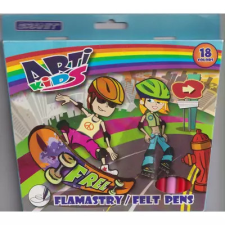 Granit Rostirón készlet GRANIT "Arti Kids" 18 különböző szín SÉRÜLT CSOMAGOLÁSÚ filctoll, marker