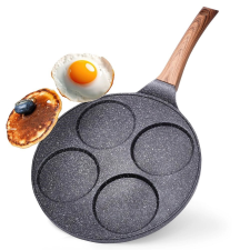 Gránit serpenyő tojásokhoz 4 nyílással BLACK&WOOD 26 cm edény