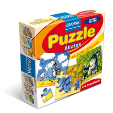 Granna Első játékaim: Állatok puzzle, kirakó társasjáték