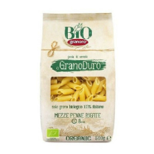 Granoro bio tészta mezze penne rigate 500 g tészta