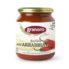 Granoro tésztaszósz arrabbiata 370 g tészta