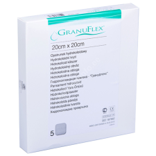 GRANUFLEX 20 X 20 CM hydrocolloid kötszer gyógyászati segédeszköz