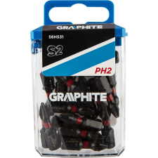 Graphite 56H531 Torziós Ütvecsavarozó Bit PH2X25mm, 20db (56H531) szerszám kiegészítő