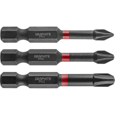 Graphite 56H543 Torziós Ütvecsavarozó Bit PH1/2/3X50mm, 3db (56H543) szerszám kiegészítő