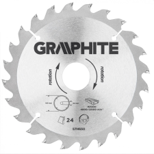 Graphite körfűrészlap 165x30 z24 fúrószár