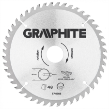 Graphite körfűrészlap 185x20 z48 fúrószár