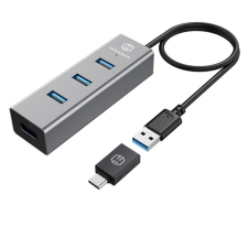 GRAUGEAR USB-HUB 4x USB 3.0 Ports Type-A retail (G-HUB4-AC) hub és switch