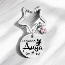  Gravírozott kulcstartó-Legjobb anya kulcstartó