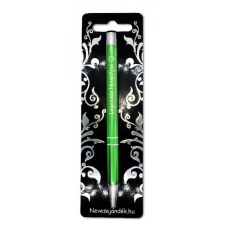  Gravírozott toll, Legendás nyugdíjas, zöld toll