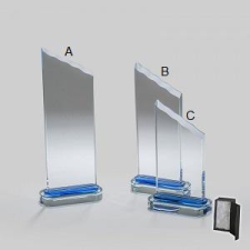  Gravírozott Üveg díj CR 92 dekorációs kellék