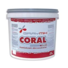 Graymix Coral Szilikon gördülőszemcsés vékonyvakolat 1,5mm, 2mm vagy 3mm szemcsemérettel /vödör vékony- és nemesvakolat
