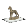  Great Dane II - kutya szobor, figura fehér alapon, trófea egy Art-Dog kutyakiállításra