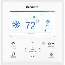 Gree XK76 fali vezetékes távirányító (XK76) beépíthető gépek kiegészítői