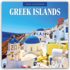  Greek Islands - Griechische Inseln 2026 - 16-Monatskalender naptár, kalendárium